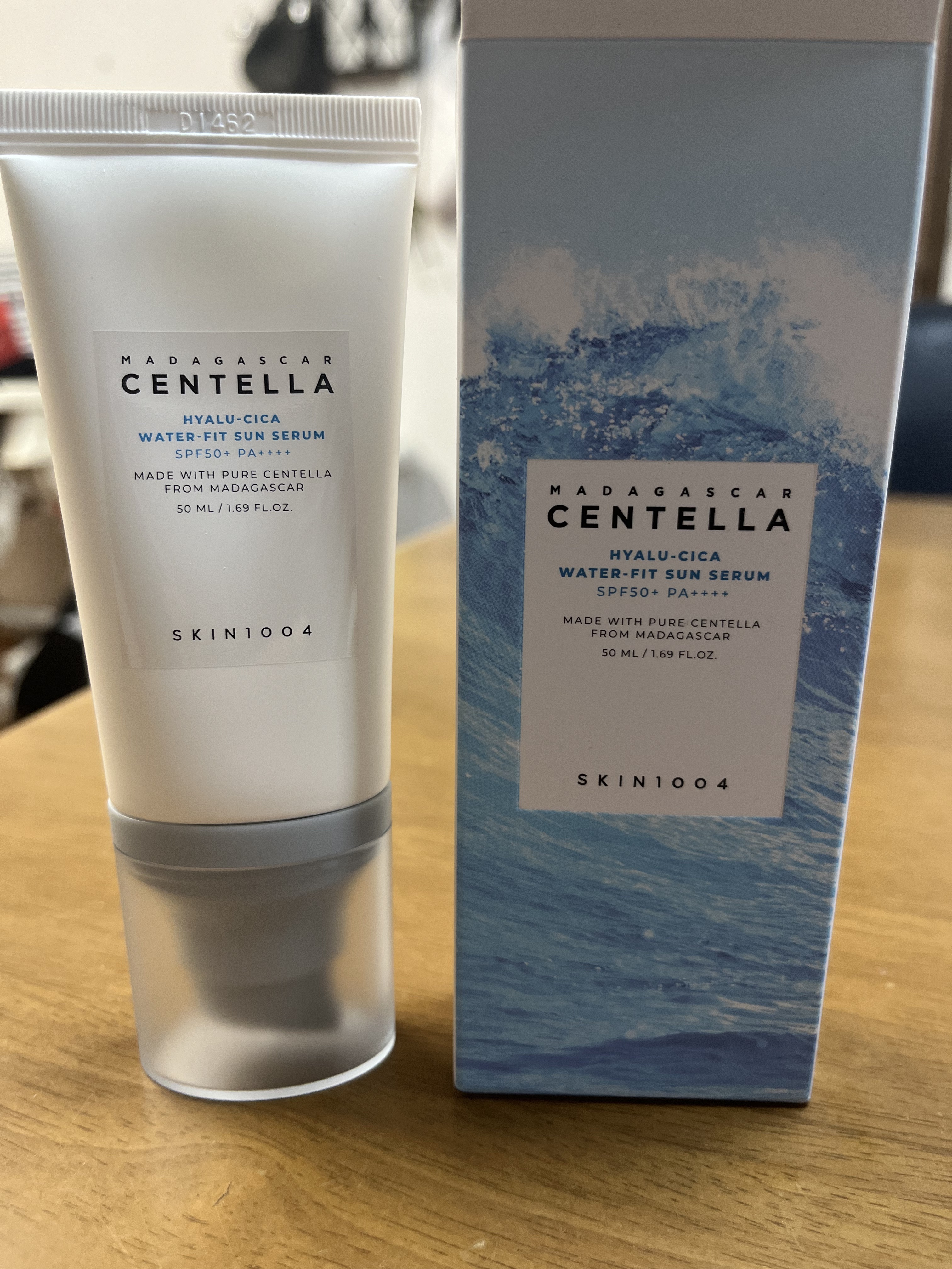 ヒアルーシカ ウォーターフィット サンセラム/SKIN1004/日焼け止めローションを使ったクチコミ（1枚目）