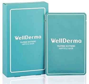 WellDerma teatree soothing ampoule mask