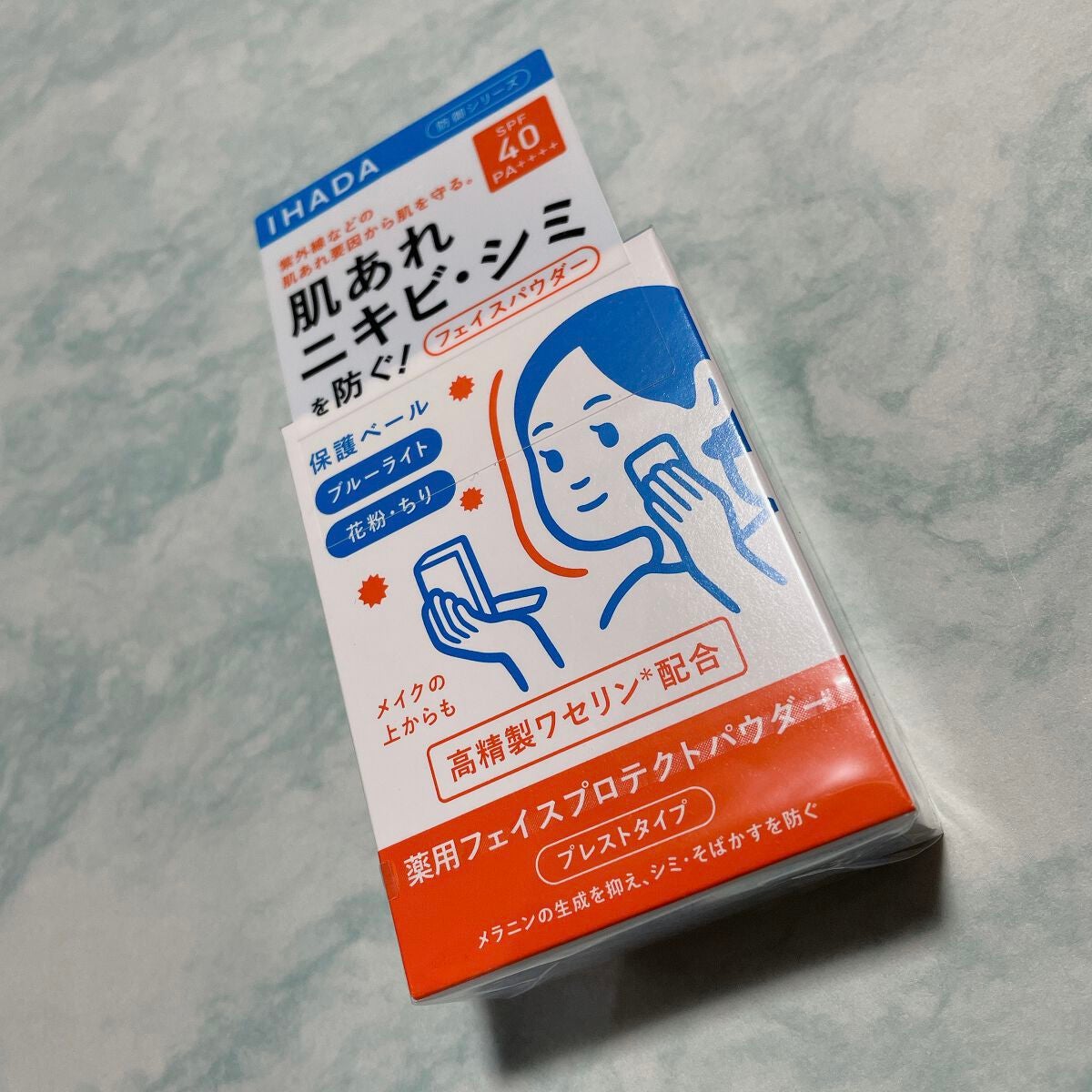 薬用フェイスプロテクトパウダー/IHADA/プレストパウダーを使ったクチコミ(1枚目)