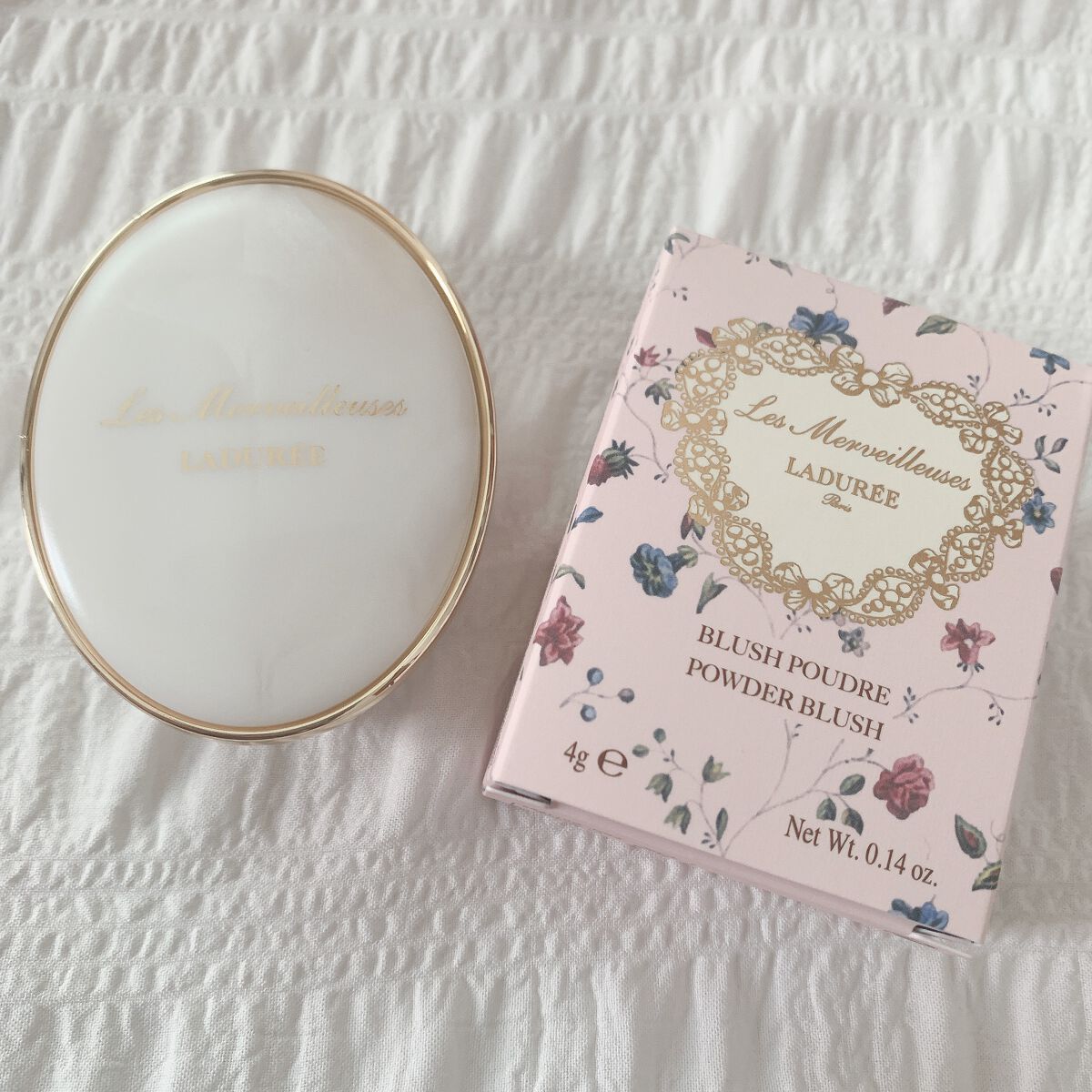 パウダーブラッシュ/レ・メルヴェイユーズ ラデュレ/パウダーチークを使ったクチコミ(3枚目)