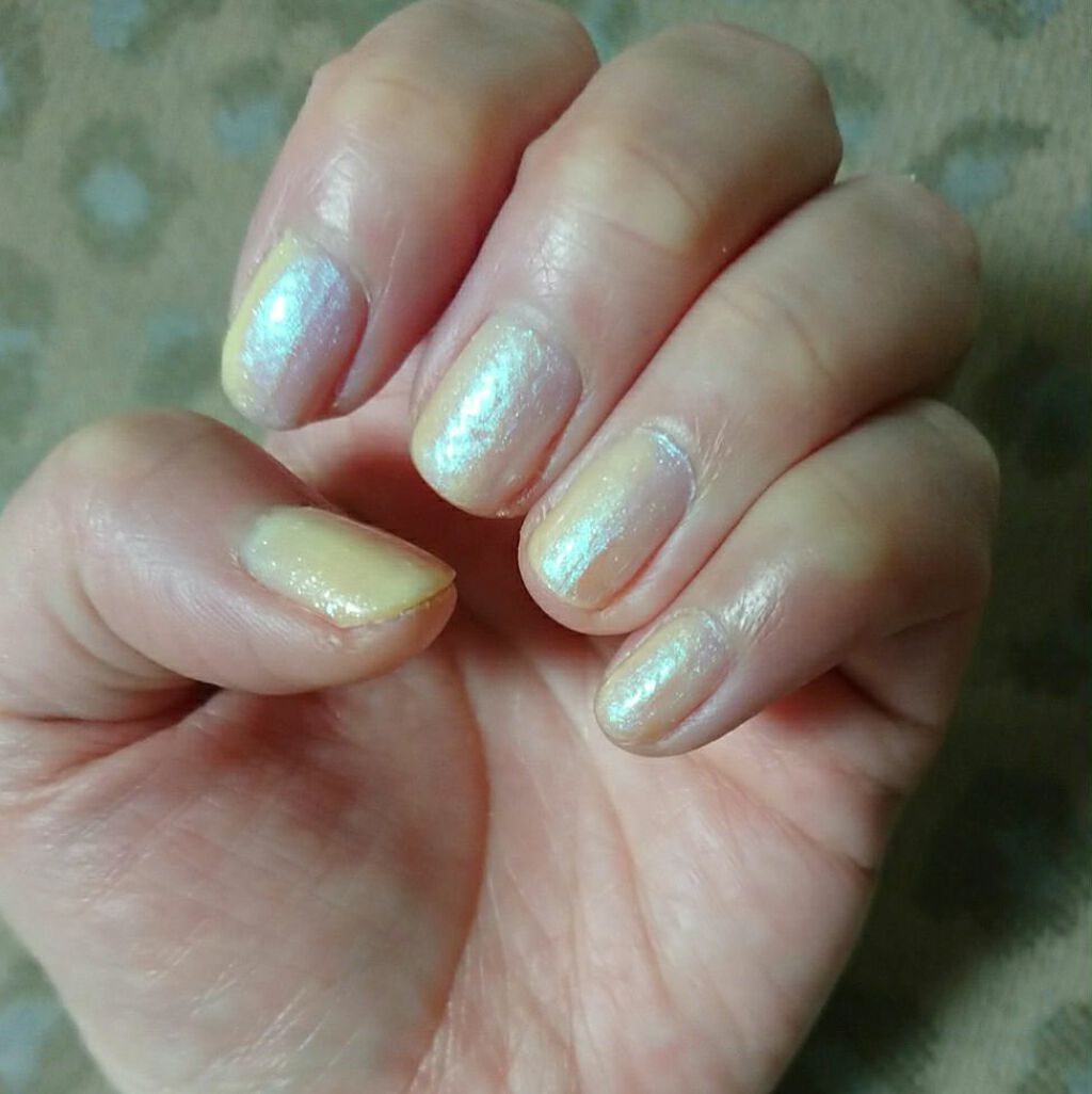 ガラスドロップジェルコート/MAJOLICA MAJORCA/ネイルトップコートを使ったクチコミ（2枚目）