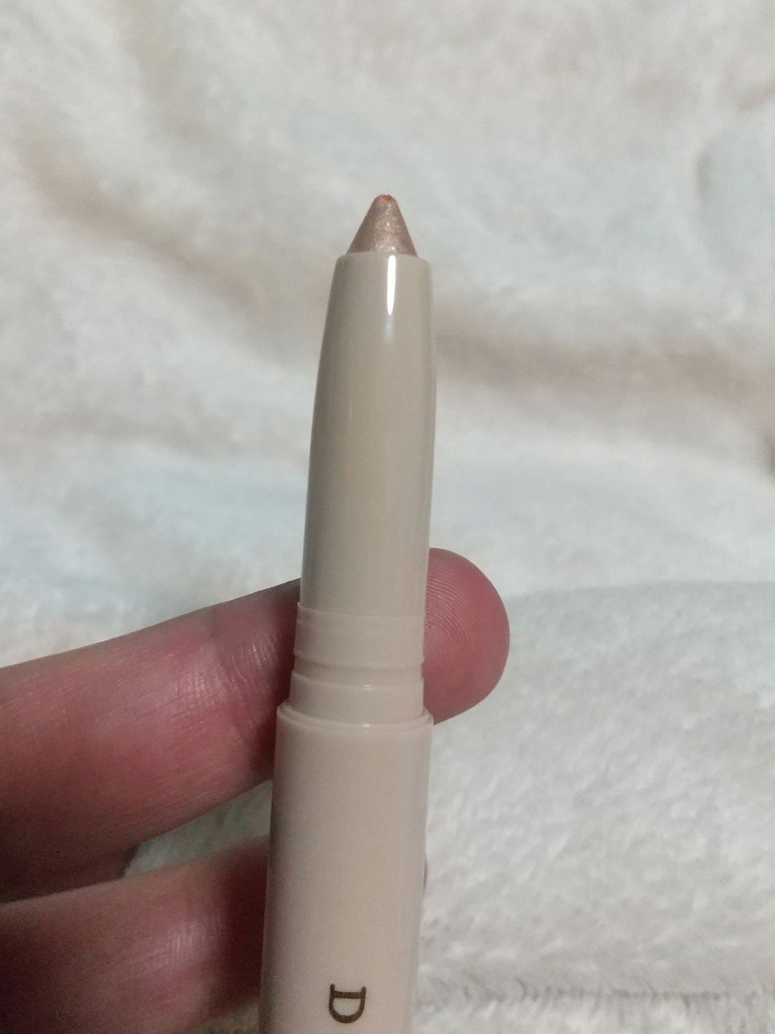 スティックラメシャドウ 01 シャンパンゴールド/ドーリーウインク/スティックアイシャドウを使ったクチコミ（3枚目）