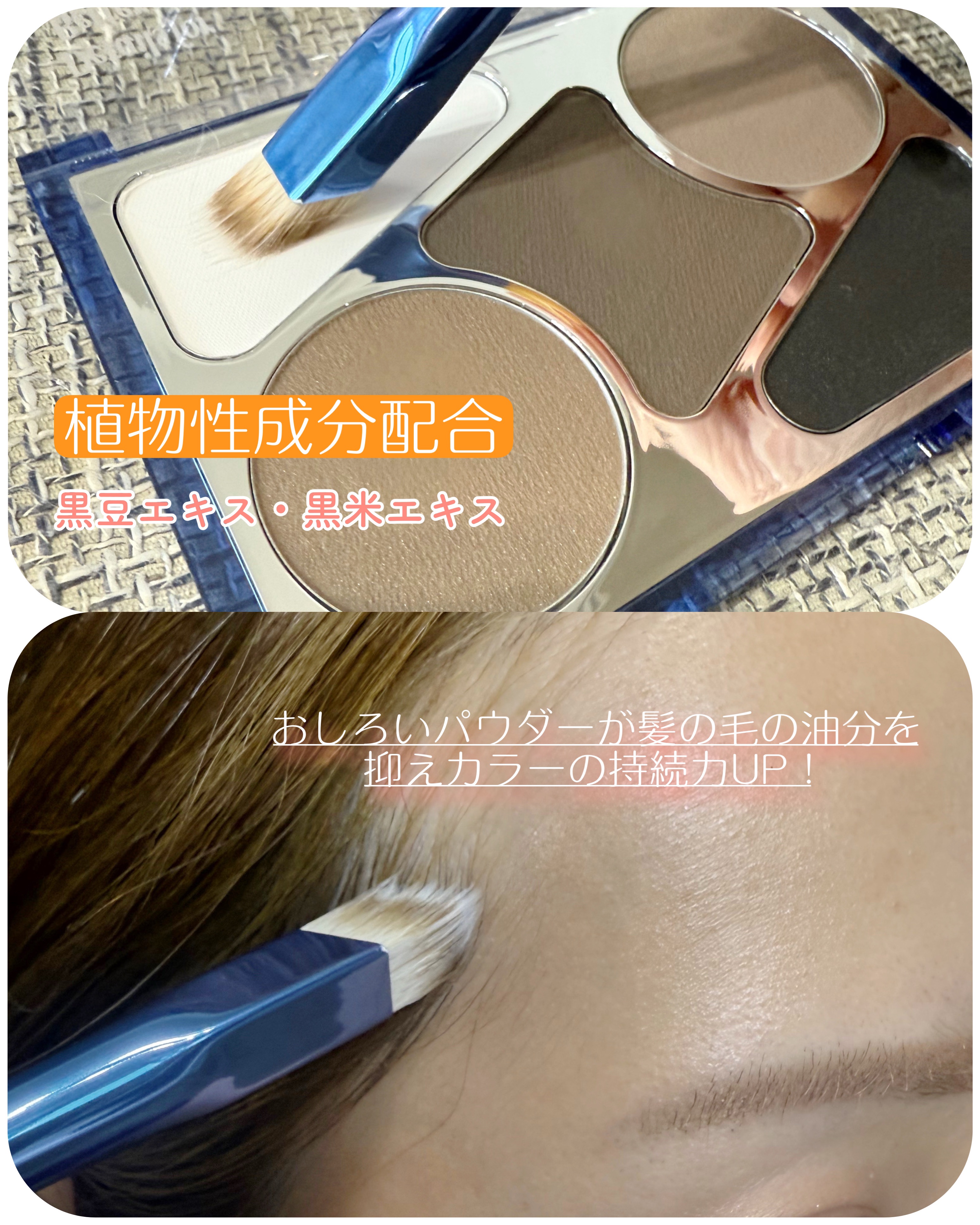 アーティストライン　ヘアコンシーラーパレット/odiD/その他スタイリングを使ったクチコミ（3枚目）