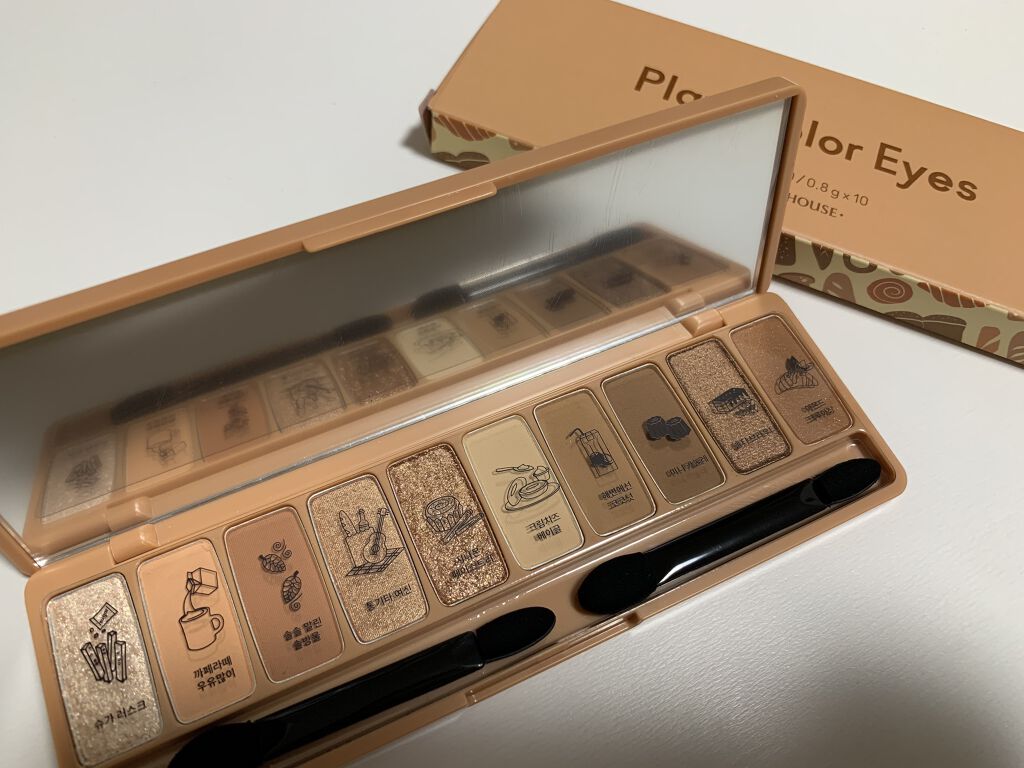 プレイカラー アイシャドウ/ETUDE/アイシャドウパレットを使ったクチコミ（1枚目）