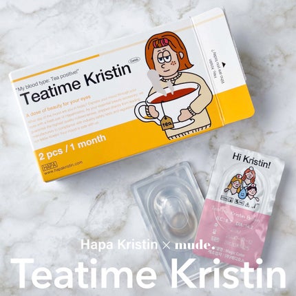 Teatime Kristin/Hapa kristin/カラーコンタクトレンズを使ったクチコミ(5枚目)