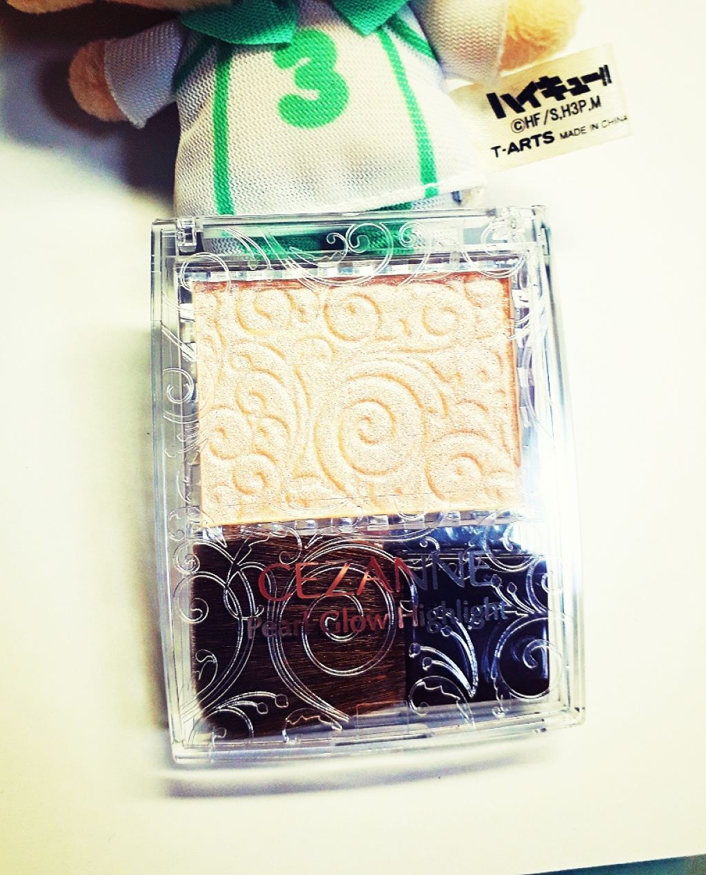 パールグロウハイライト/CEZANNE/パウダーハイライトを使ったクチコミ(1枚目)