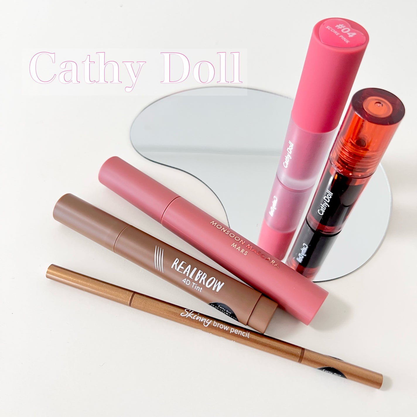 リップアンドチーク ヌードマットティント/CathyDoll/リップティントを使ったクチコミ(1枚目)