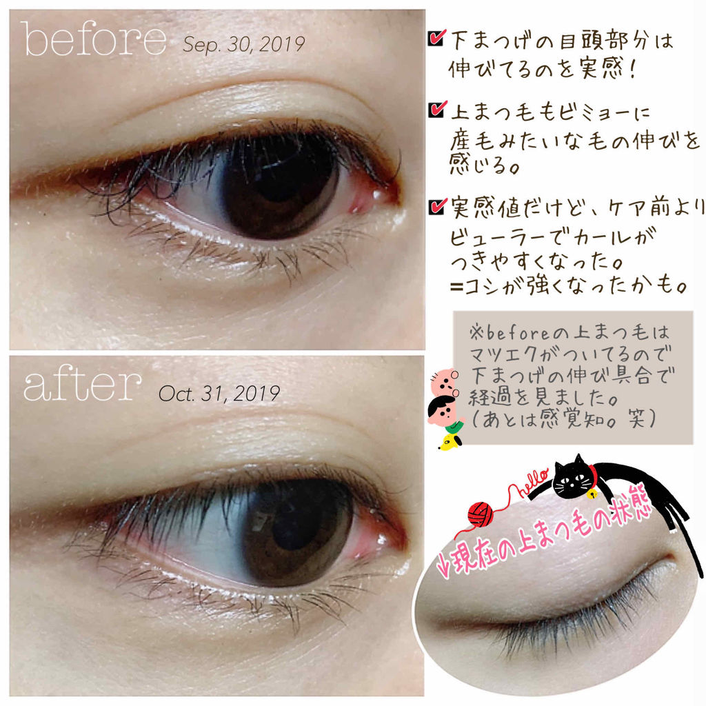 まつげ美容液EX/CEZANNE/まつげ美容液を使ったクチコミ（3枚目）