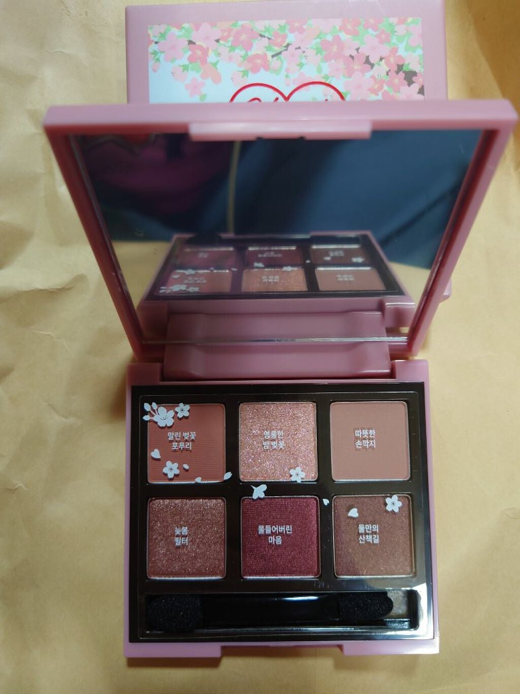 ハート プレイカラーアイズ/ETUDE/アイシャドウパレットを使ったクチコミ(1枚目)