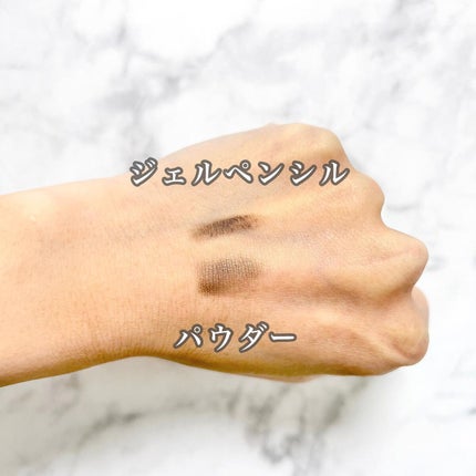 ブロウラッシュEX ウォーターストロング Wアイブロウ (ジェルペンシル&パウダー)/ブロウラッシュ/パウダーアイブロウを使ったクチコミ(6枚目)