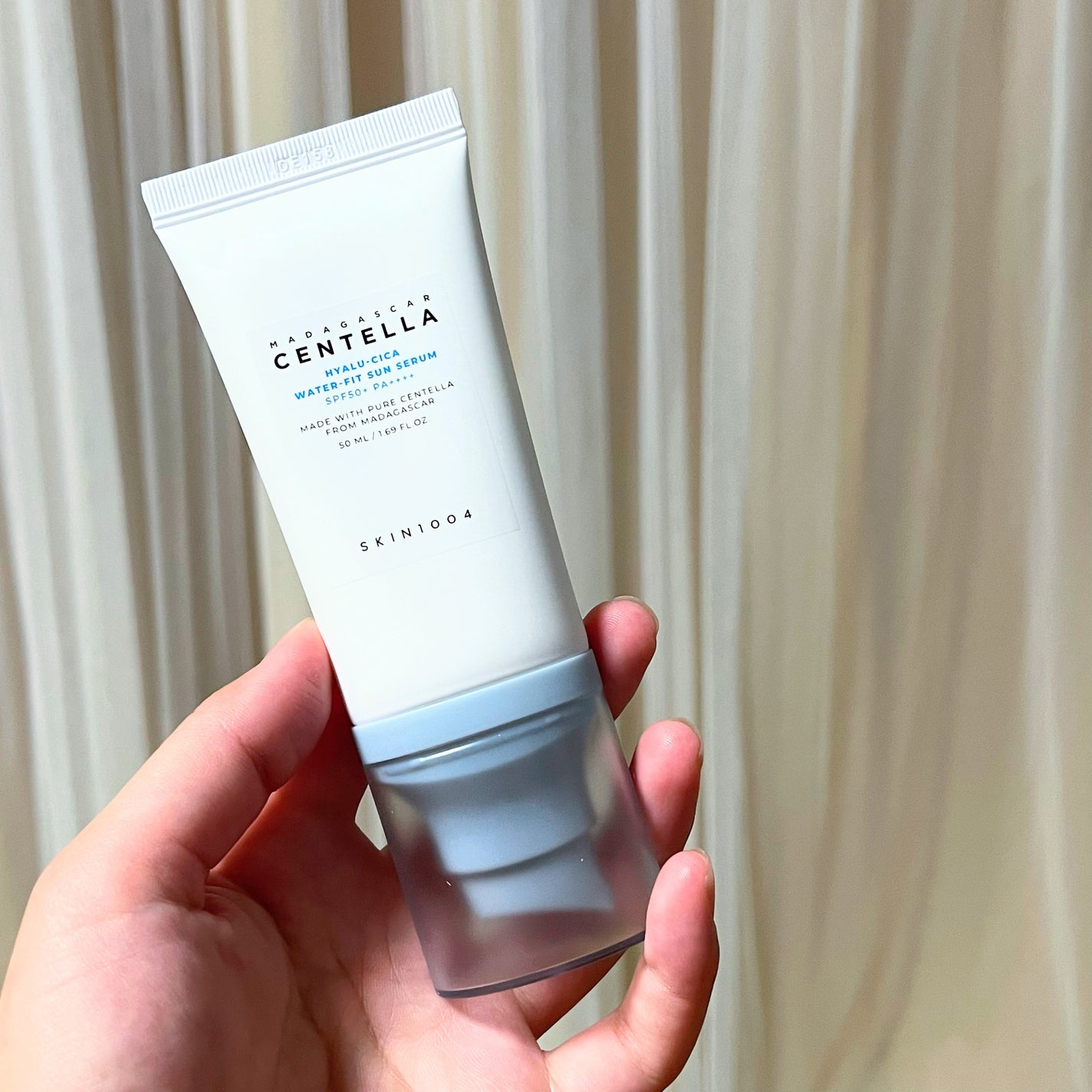 ヒアルーシカ ウォーターフィット サンセラム/SKIN1004/日焼け止めローションを使ったクチコミ(9枚目)