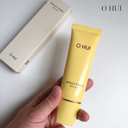 ミラクルトーニング デイリーサン/OHUI/日焼け止めミルクを使ったクチコミ(1枚目)