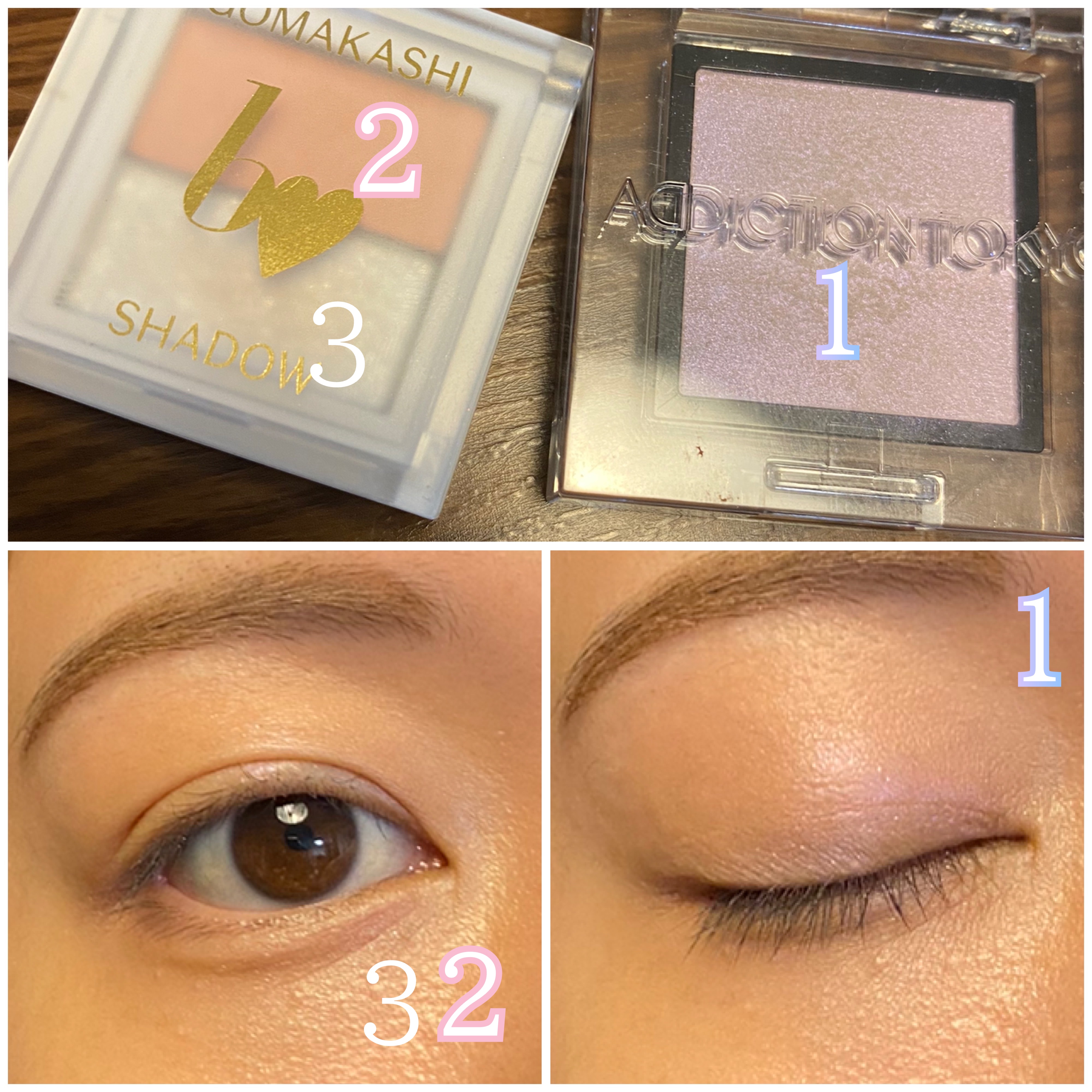 アディクション ザ アイシャドウ パール 035P Aurora Dawn/ADDICTION/単色アイシャドウを使ったクチコミ（2枚目）