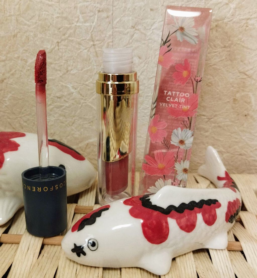 タトゥーベルベットティント/フォレンコス/リップティントを使ったクチコミ(2枚目)