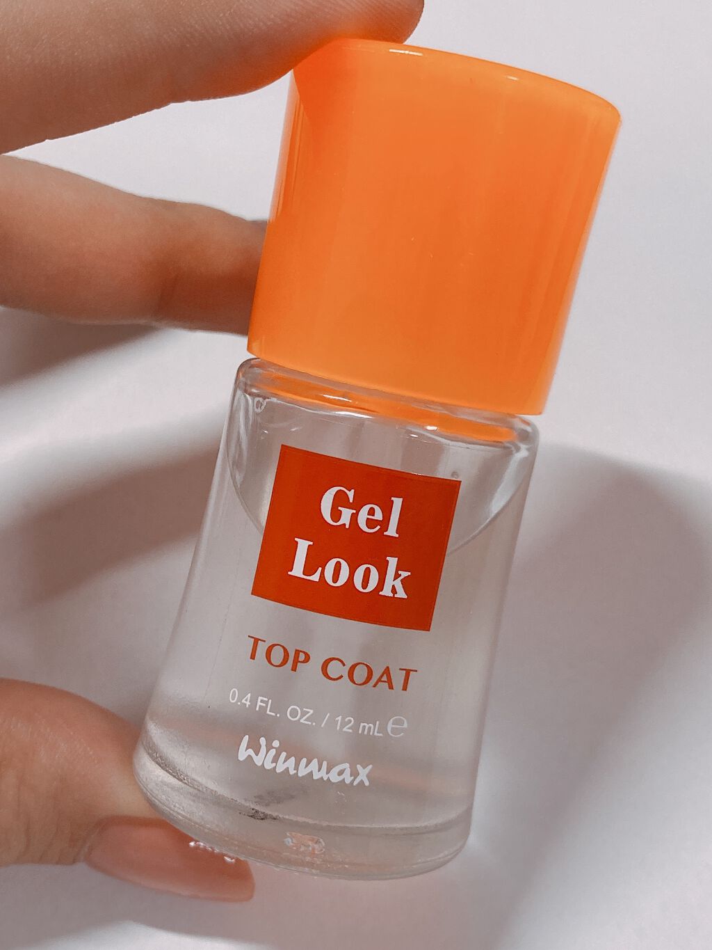 ウィンマックス ネイルケアシリーズ ジェルルックトップコート/DAISO/ネイルトップコートを使ったクチコミ（1枚目）