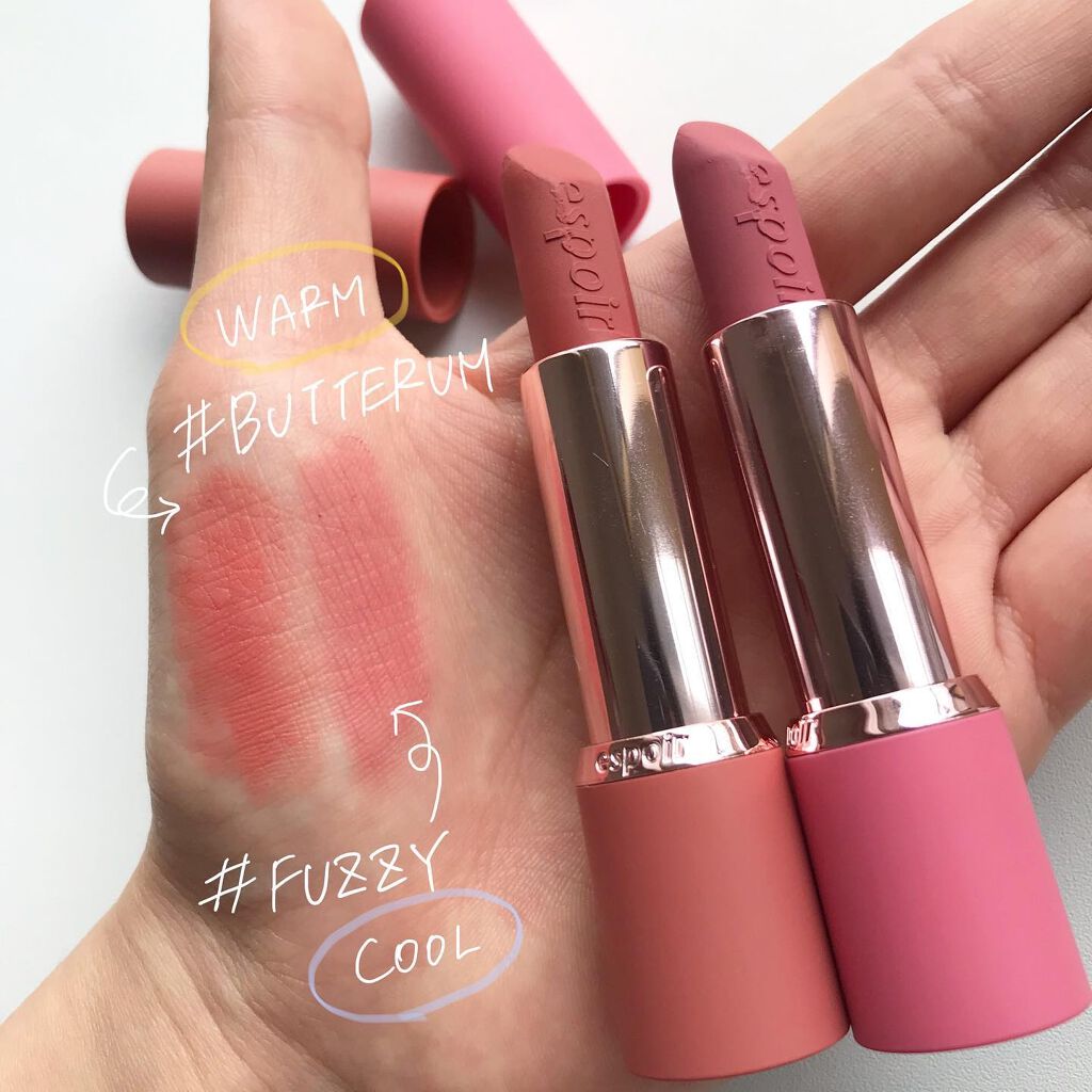  リップスティック ノー ウェア シフォン マット/espoir/口紅を使ったクチコミ（2枚目）