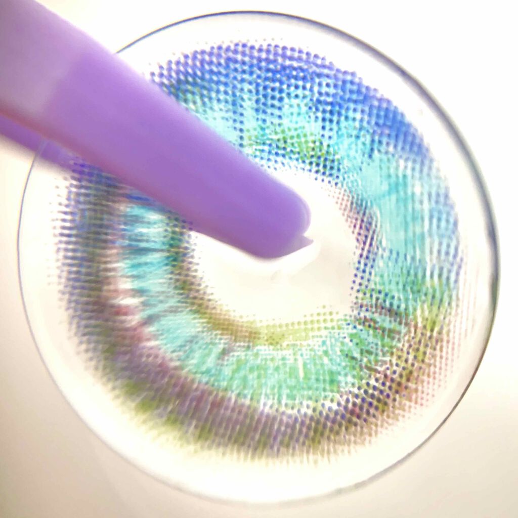 claracontact ホログラムブルー/CLARA CONTACT/カラーコンタクトレンズを使ったクチコミ(2枚目)