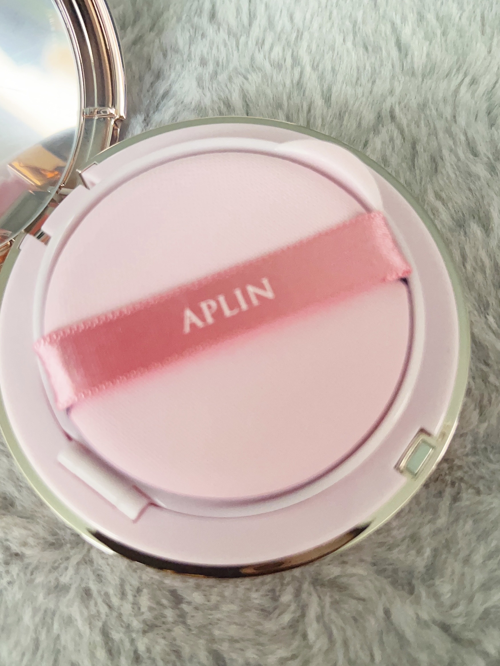 ピンクティーツリーカバーアップグロウクッション/APLIN/クッションファンデーションを使ったクチコミ（3枚目）