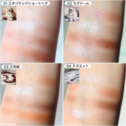 マイキティアイパレット/MilleFée/アイシャドウパレットを使ったクチコミ(4枚目)