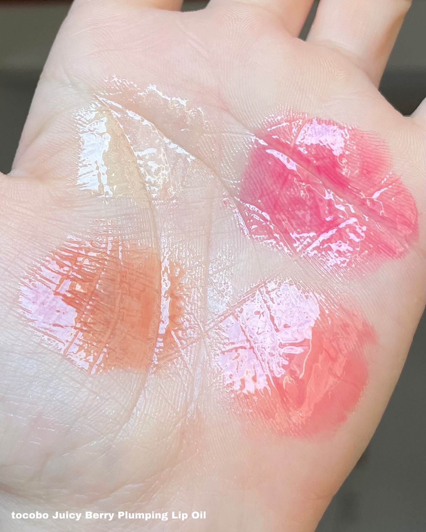 ジューシーベリープランピングリップオイル/TOCOBO/リップグロスを使ったクチコミ（1枚目）