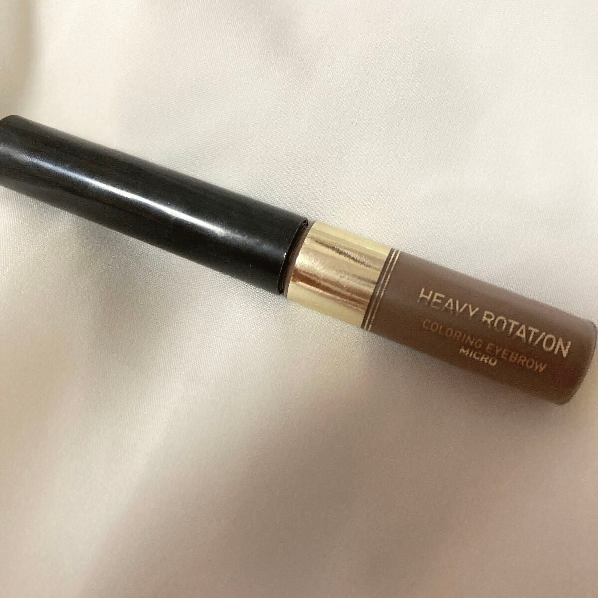 カラーリングアイブロウ マイクロ/ヘビーローテーション/眉マスカラを使ったクチコミ(1枚目)
