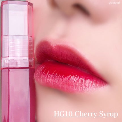 ハーフアンドハーフ ウォーターグロウ/BLACK ROUGE/口紅を使ったクチコミ(6枚目)