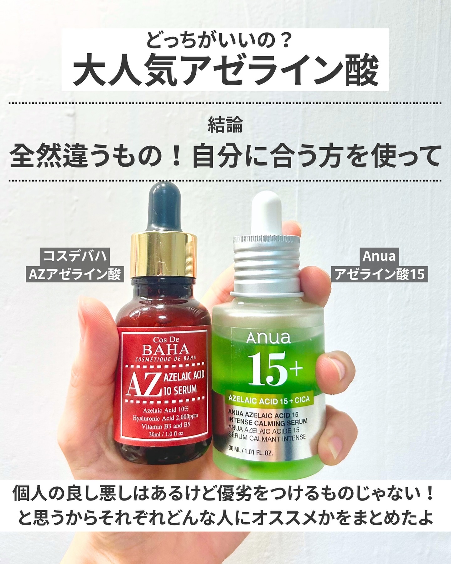 アゼライン酸15 インテンスカーミングセラム/Anua/美容液を使ったクチコミ（2枚目）