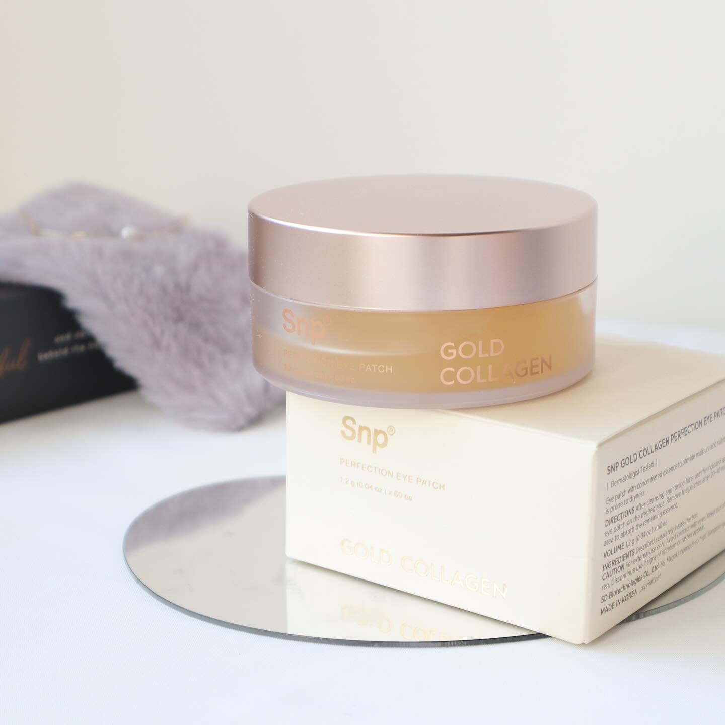 ゴールドコラーゲンパーフェクションアイパッチ/SNP/シートマスク・パックを使ったクチコミ（1枚目）