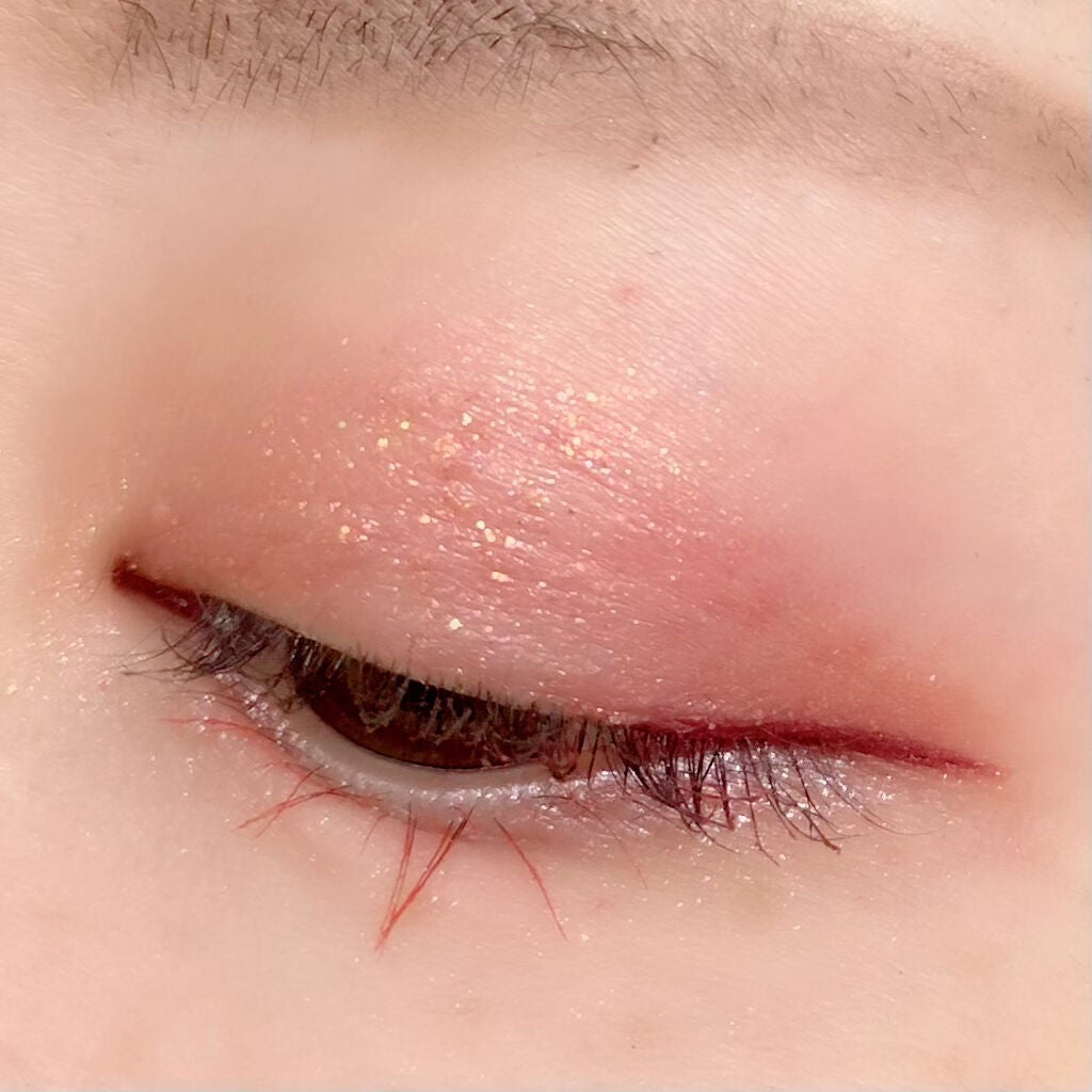 シュガー トゥインクル リキッド シャドウ/PERIPERA/リキッドアイシャドウを使ったクチコミ(3枚目)