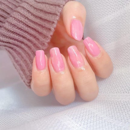 グロッシーコート/スキューズミー/オールインワンネイルを使ったクチコミ(5枚目)