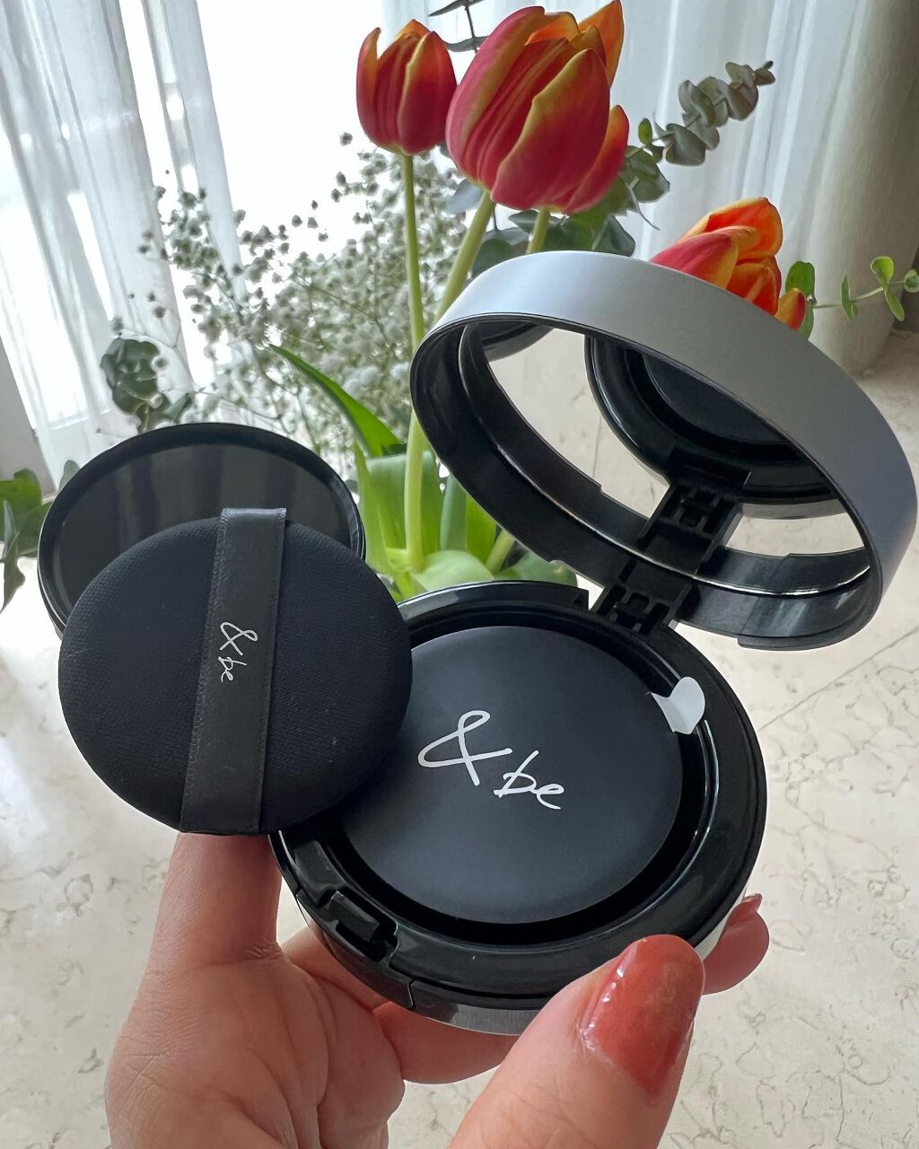 ＆be クッションファンデーション ライトベージュ/＆be/クッションファンデーションを使ったクチコミ（2枚目）