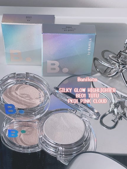 ゆじゃ on LIPS 「.<Banilaco>SilkyGlowHighlighter..」(2枚目)