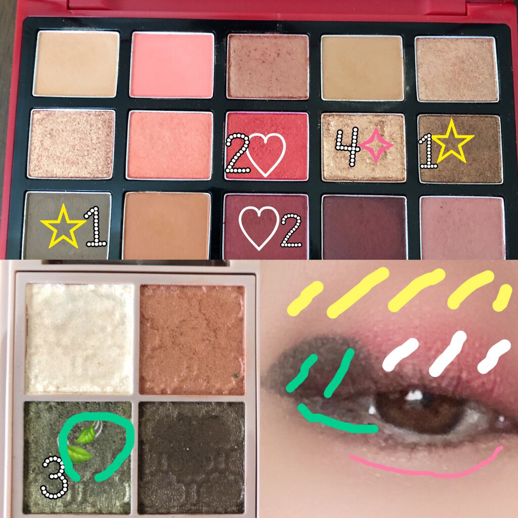 プレイカラーアイパレット ベストラブ/ETUDE/アイシャドウパレットを使ったクチコミ（2枚目）