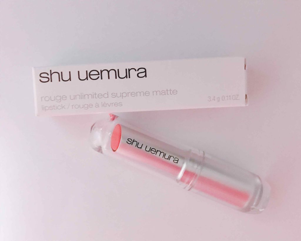 ルージュ アンリミテッド マット/shu uemura/口紅を使ったクチコミ(1枚目)