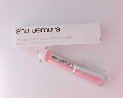 ルージュ アンリミテッド マット/shu uemura/口紅を使ったクチコミ(1枚目)