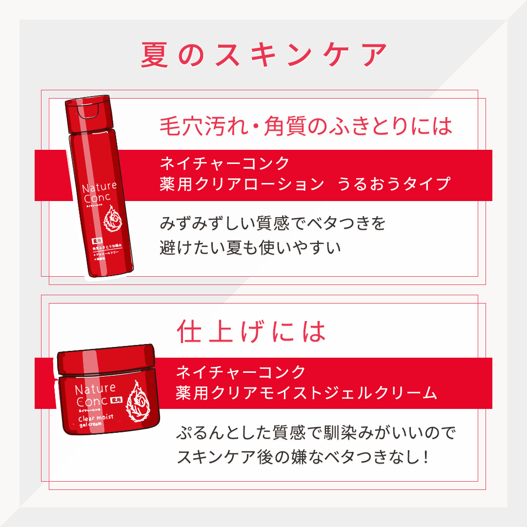 ネイチャーコンク 薬用クリアローション/ネイチャーコンク/拭き取り化粧水を使ったクチコミ（3枚目）