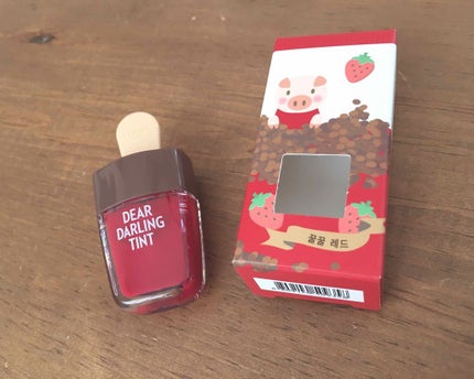 ディアダーリン ウォータージェルティント (アイスティント)/ETUDE/口紅を使ったクチコミ(1枚目)