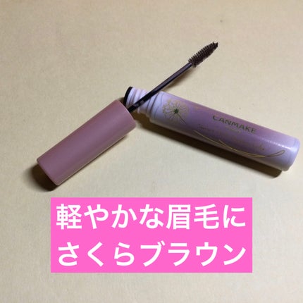 スマートミニアイブロウカラー/キャンメイク/眉マスカラを使ったクチコミ(1枚目)