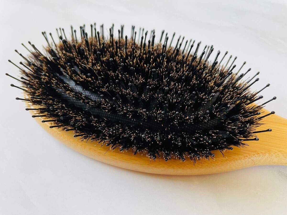 ボアブリストルヘアブラシ/Belula/ヘアブラシを使ったクチコミ(2枚目)