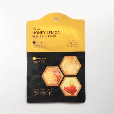 🏷｜Ariul
Honey Lemon Peel & Fill Mask
01 Vita Pad / 7ml ( ふき取り化粧水 )
02 Honey Mask / 25ml ( シートマスク )


