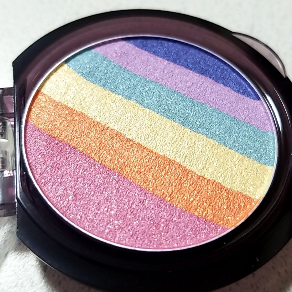 レインボーカラーX/KiSS/アイシャドウパレットを使ったクチコミ(3枚目)