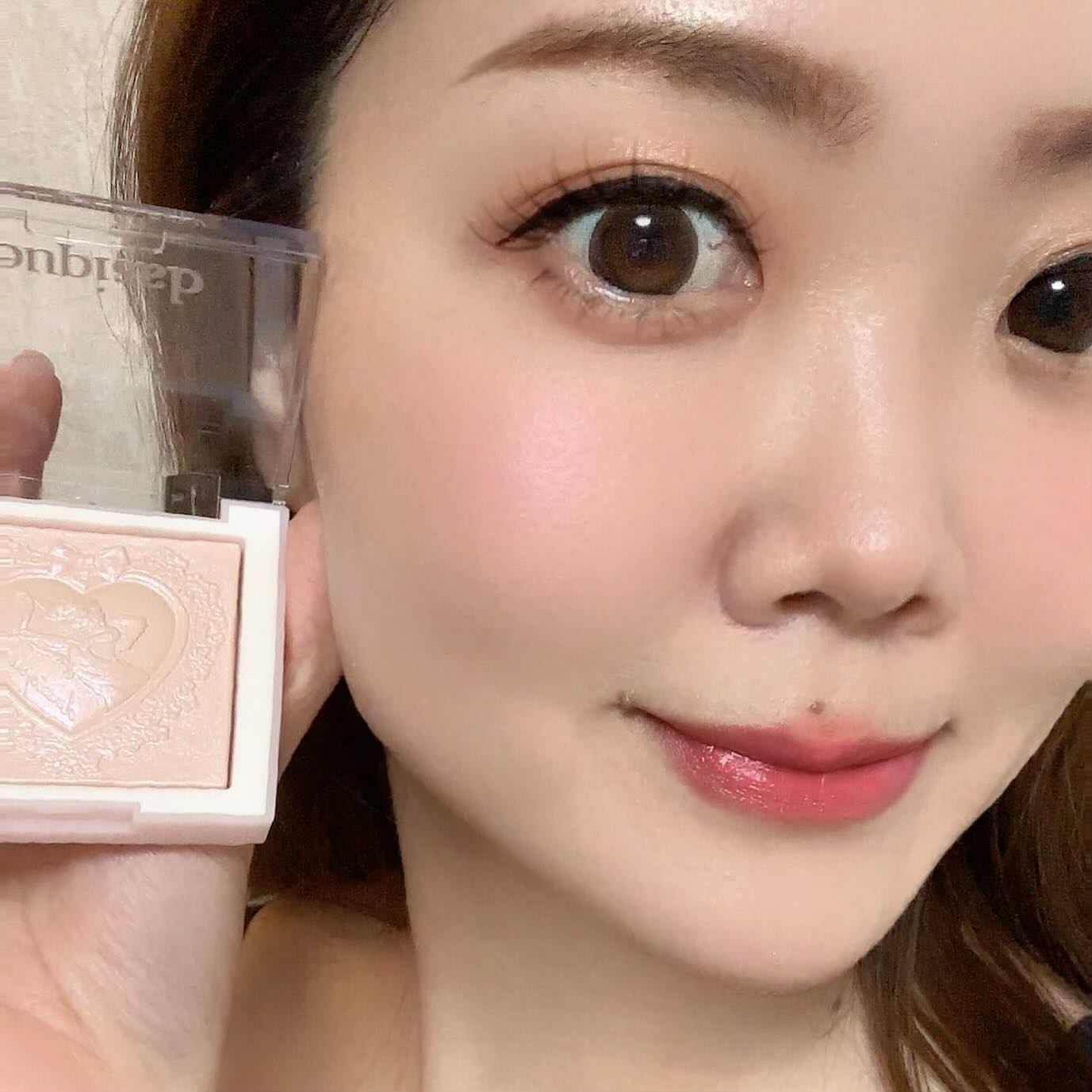 ラックスグロウハイライター/dasique/パウダーハイライトを使ったクチコミ（2枚目）