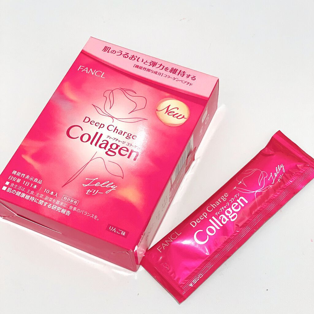 ディープチャージ  コラーゲン スティックゼリー/ファンケル/美容サプリメントを使ったクチコミ（1枚目）