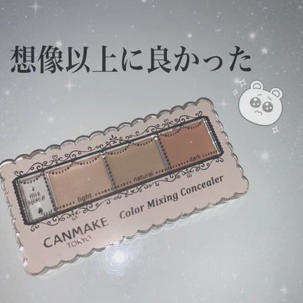 カラーミキシングコンシーラー/キャンメイク/パレットコンシーラーを使ったクチコミ(1枚目)
