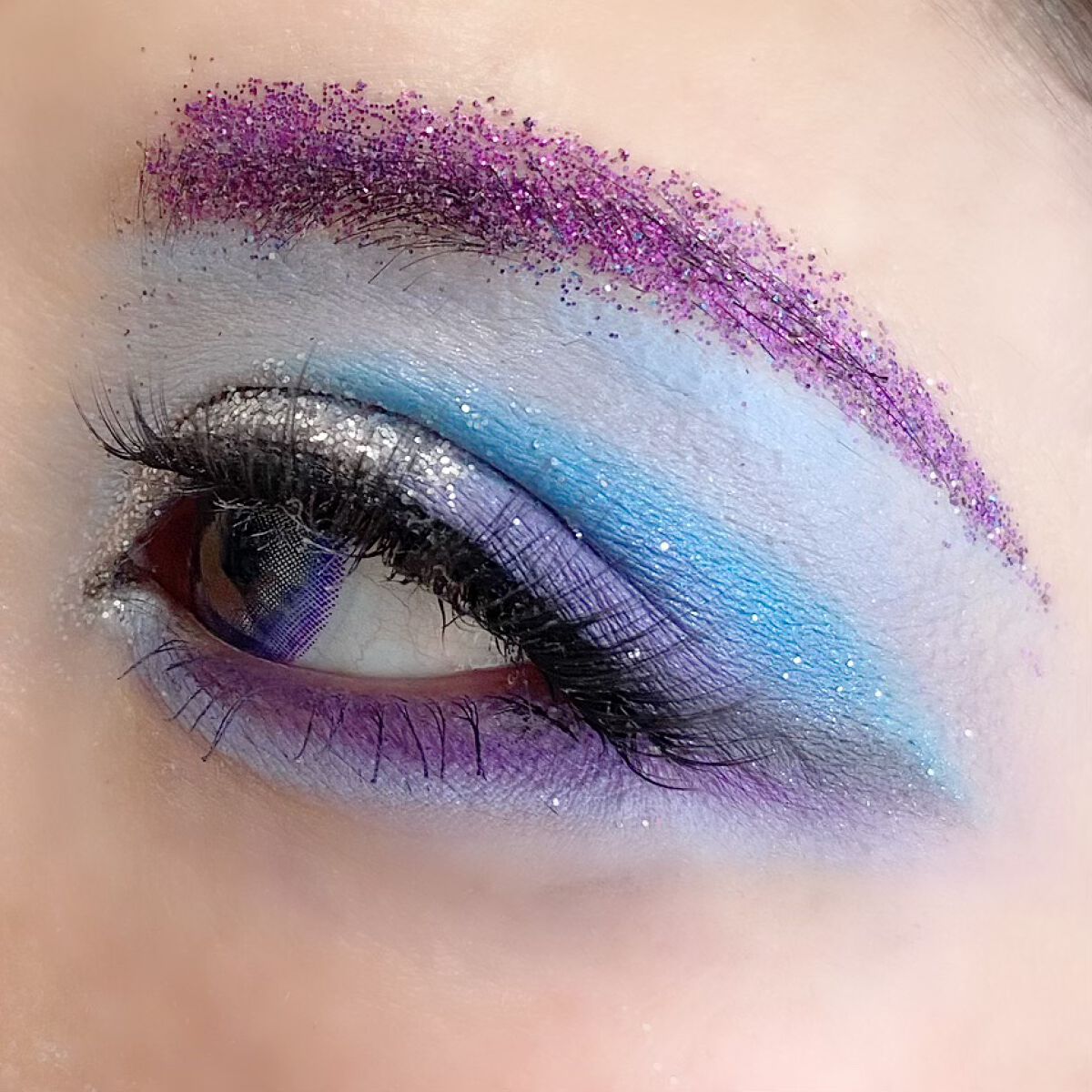 Pressed Glitter Eye Shadow Palette/Beauty glazed/アイシャドウパレットを使ったクチコミ（2枚目）