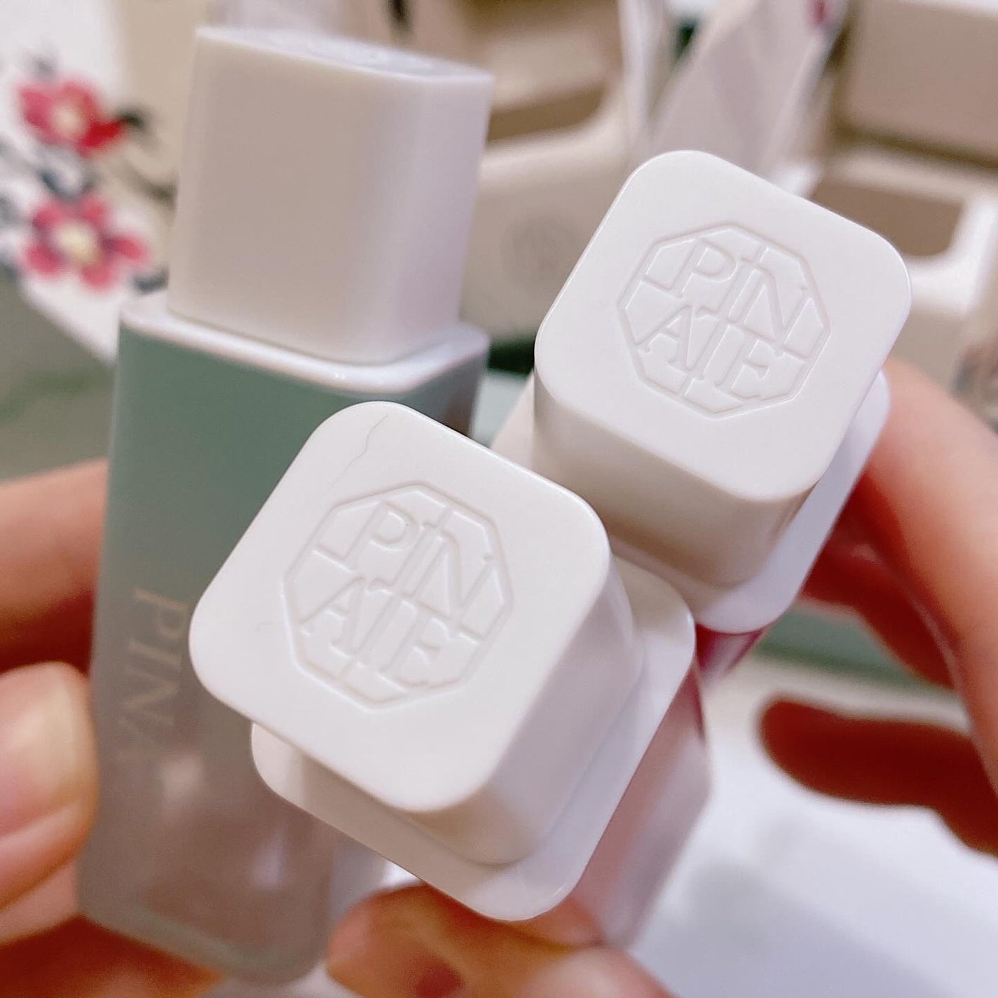 ナチュラルブルームリップオイルセラム 3色セット/PINATE/リップグロスを使ったクチコミ(6枚目)