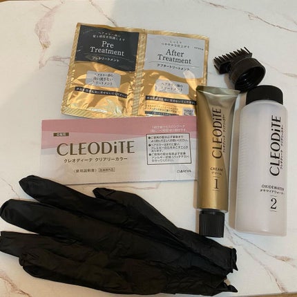クリアリーカラー (白髪用) /クレオディーテ/ヘアカラーを使ったクチコミ(3枚目)