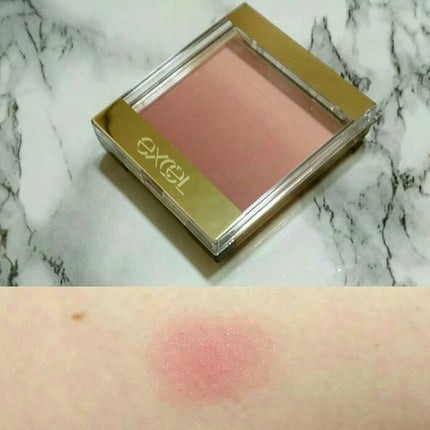 オーラティック ブラッシュ/excel/パウダーチークを使ったクチコミ(1枚目)