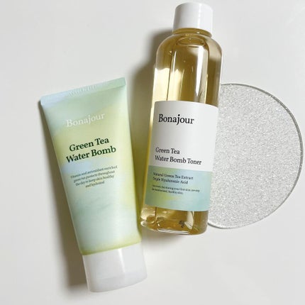 グリーンティーウォーターボム/Bonajour/フェイスクリームを使ったクチコミ(1枚目)