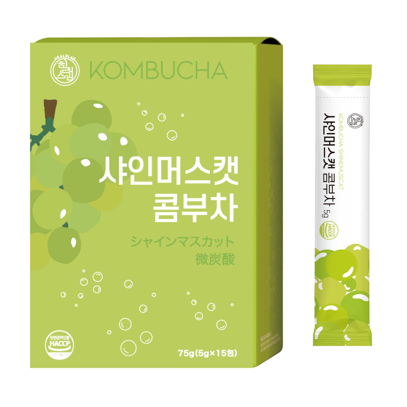 HEALSLAB KOMBUCHA シャインマスカット